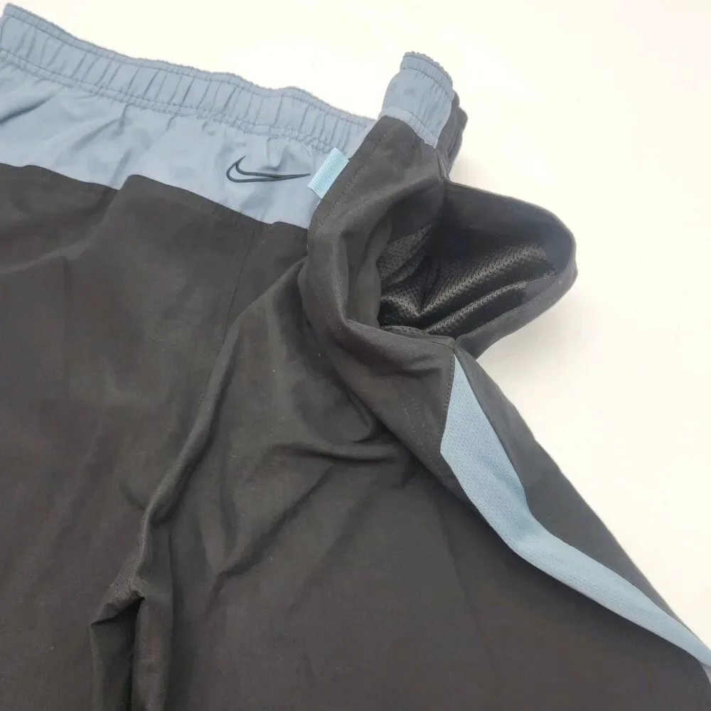 Nike Swim Shorts Trunks Men Sz Large Black Gray 9